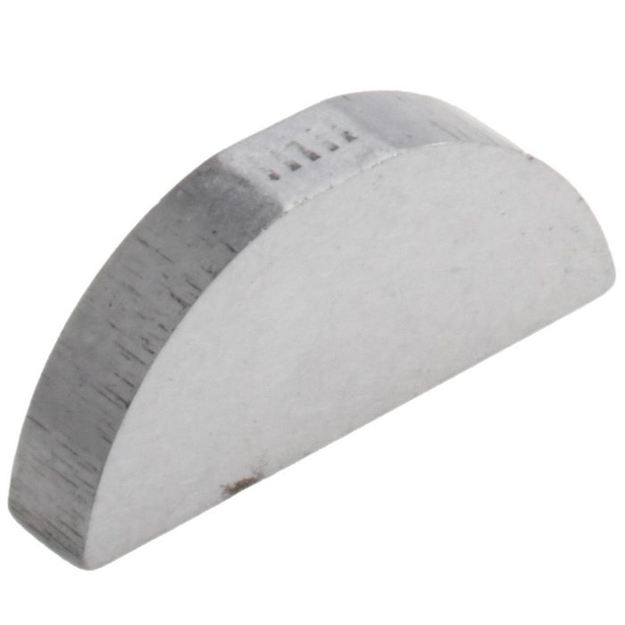 Woodruff Key, 1/16 x 3/8 in Key Size, 203 SAE Number, 11/64 in H