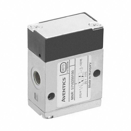 1/8" BSPP Air Pilot Aluminum 2 Position Pneumatic Valve