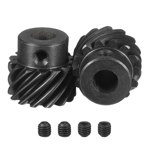 1 Mod 14T 8mm Bore M4 Screw Helical Gear