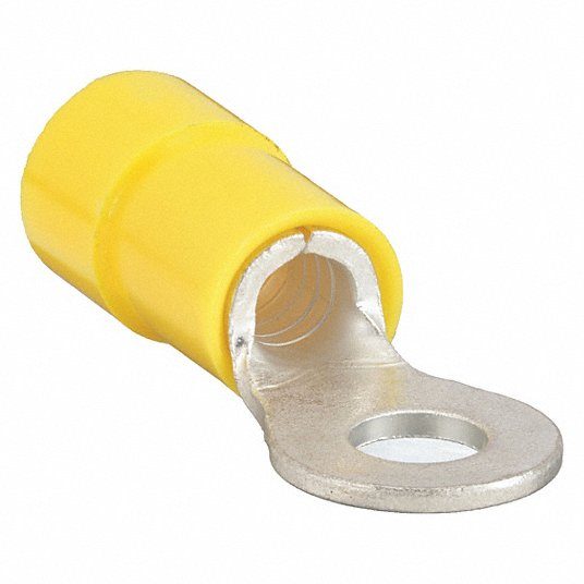Yellow Vinyl Insulation Ring Terminal