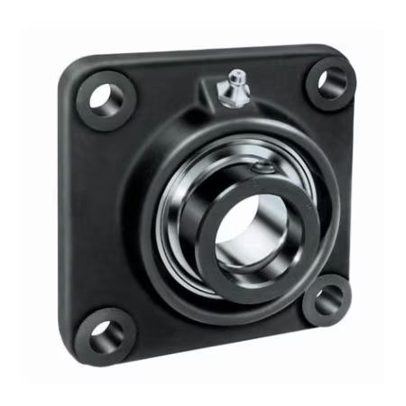 Ball Bearing Take-Up Unit - Side Mount, 2-15/16 in Bore, Cast Iron Housing, Set Screw Collar, Light Duty