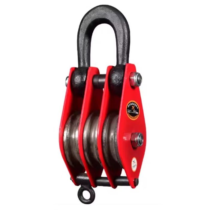 Pulley Block Double Sheave with Hook