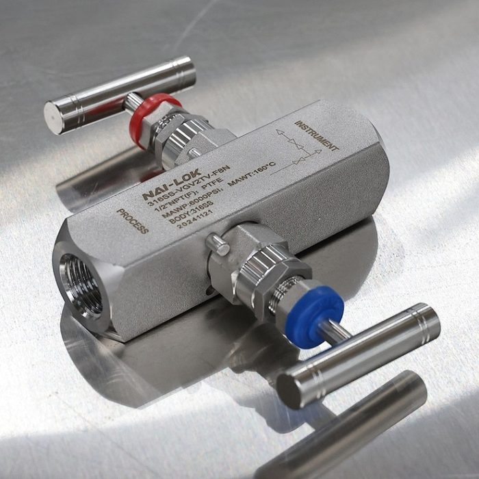 2 Way Manifold Valve Instrument Block Valve