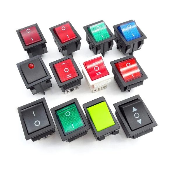 Miniature Rleil Rocker Switch T105 Taiheng Rocker Switch 15A PS8a