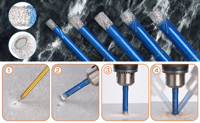 Cordless Drill for Tile, Stone, and Hard Surfaces