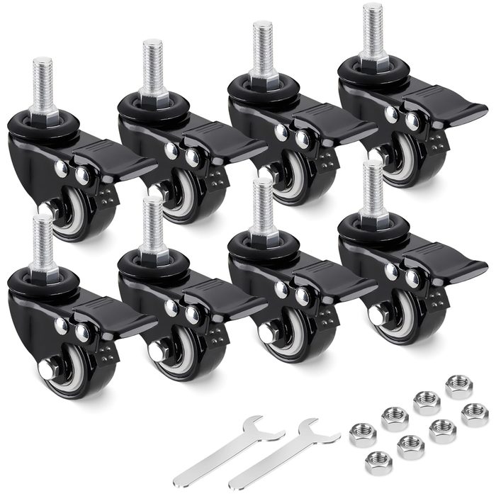 2 Inch Swivel Stem Caster with Locking Brake