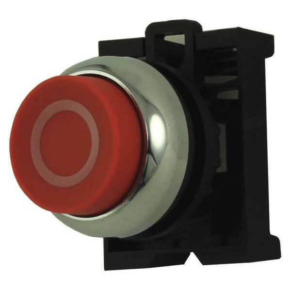 Non-Illuminated Red Extended Pushbutton