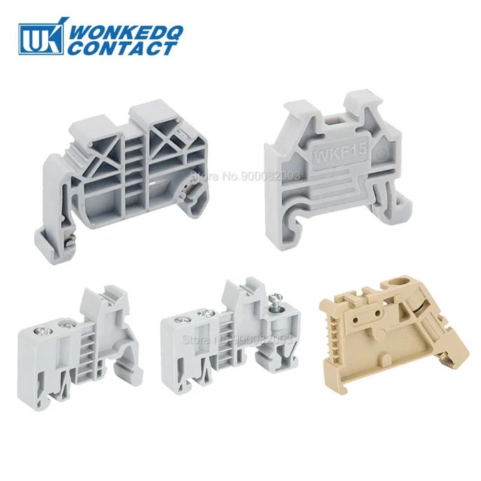 35mm DIN Rail Screwless Type Terminal Block End Stop