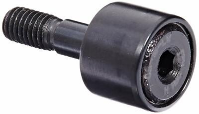 Cam Follower CS16LW, 0.500" Outside Diameter, Threaded Stud, Black Oxide Finish