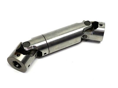 Universal Cardan Double U-Joint 12mm Dual Keyed Shaft 5-1/2" Overall Length
