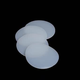 White Solid Round Silicone Seal Gaskets Pad
