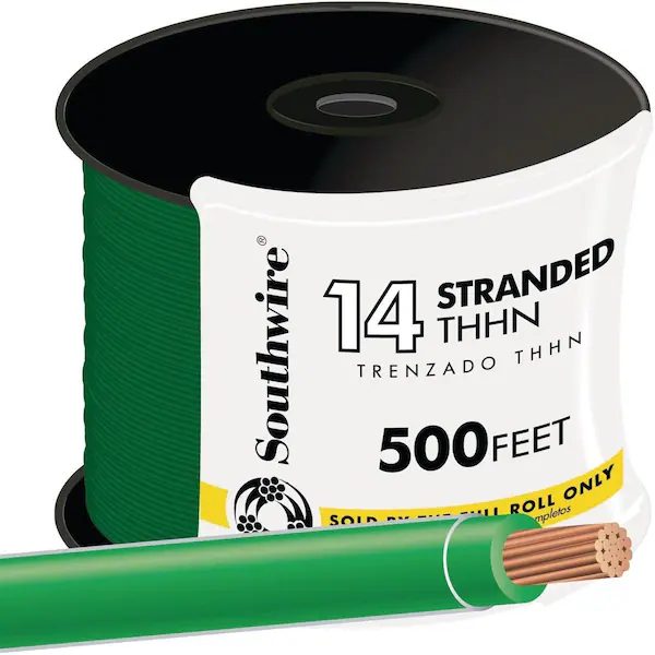 THHN Wire, 14 AWG, Stranded Core, 500' Long