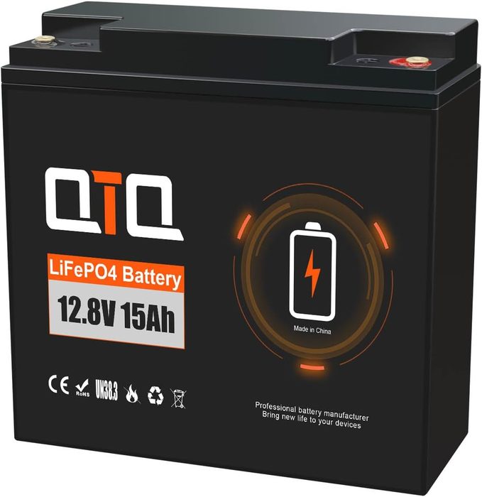 12V 15Ah Lithium Battery LiFePO4 Deep Cycle