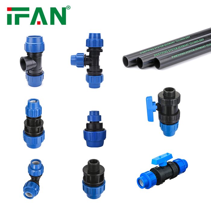 PP Compression Fitting 20mm-315mm HDPE Pipe Fitting