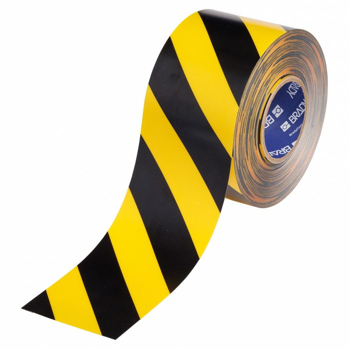Striped Floor Marking Black and Yellow Tape