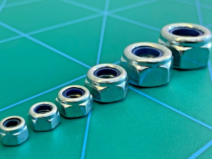Hex Nylon Insert Lock Nuts