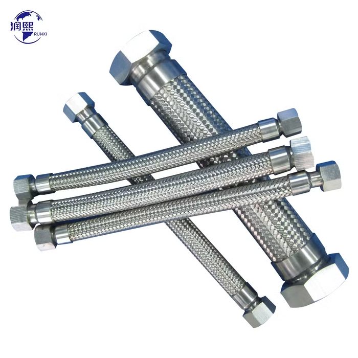 Small Volume 304 Stainless Steel Braided Metal Flexible Hose