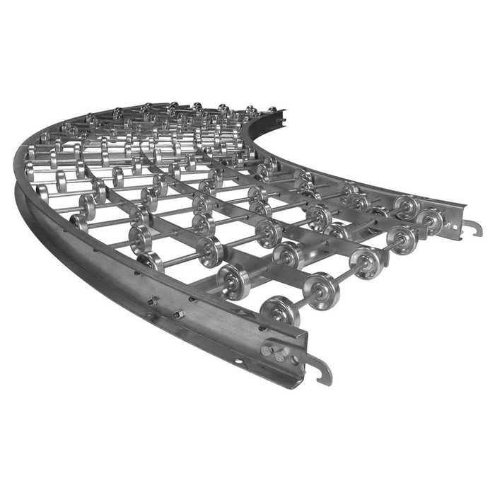 Replacement Conveyor Roller, 1.9" Dia, 7/16" Axle, 14 Gage, 28 Inches Between Frame