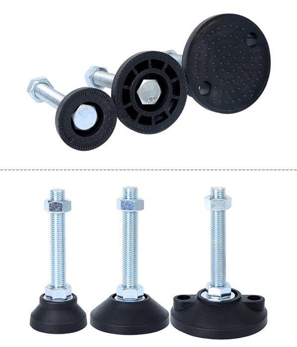 Black Nylon Threaded Adjustable Leveling Feet Screw