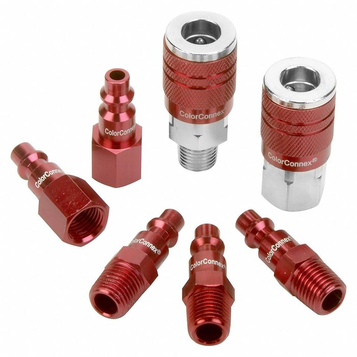 Coupler Plug Kit, Universal Coupling, Industrial, 1/4 in