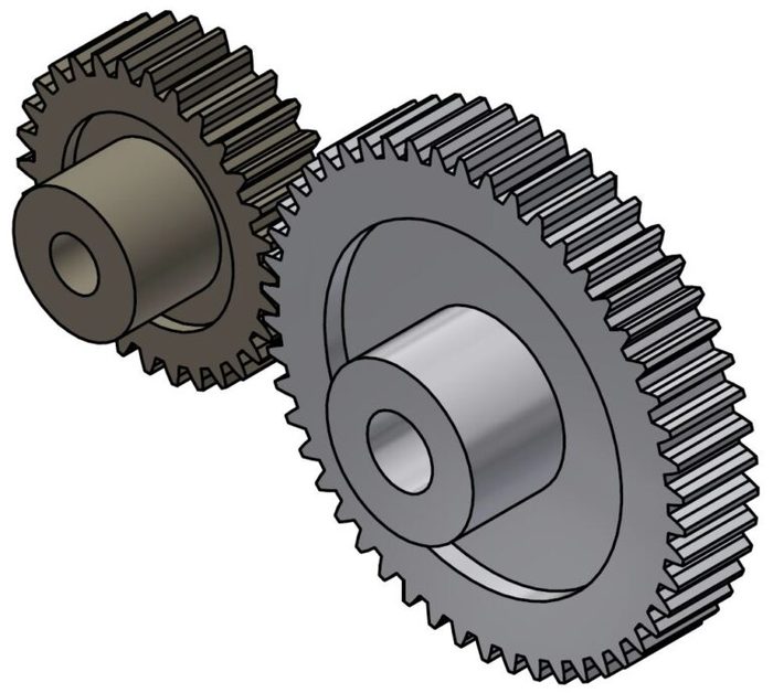 Straight Tooth Gears