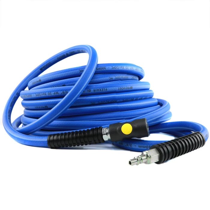 3/8" x 100' Blue PVC Air Hose Assembly ARO 210 Flexair