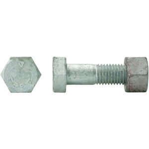 3/4 X 2.5 HDG A325 Structural Bolt with Nuts