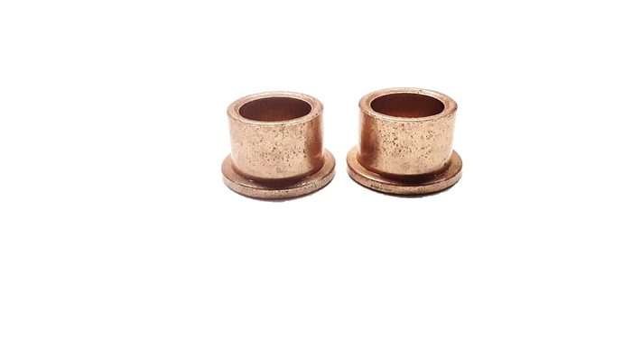 Sleeve Bearing, Bronze Bushing Flange, 3/8 x 1/2 x 3/8