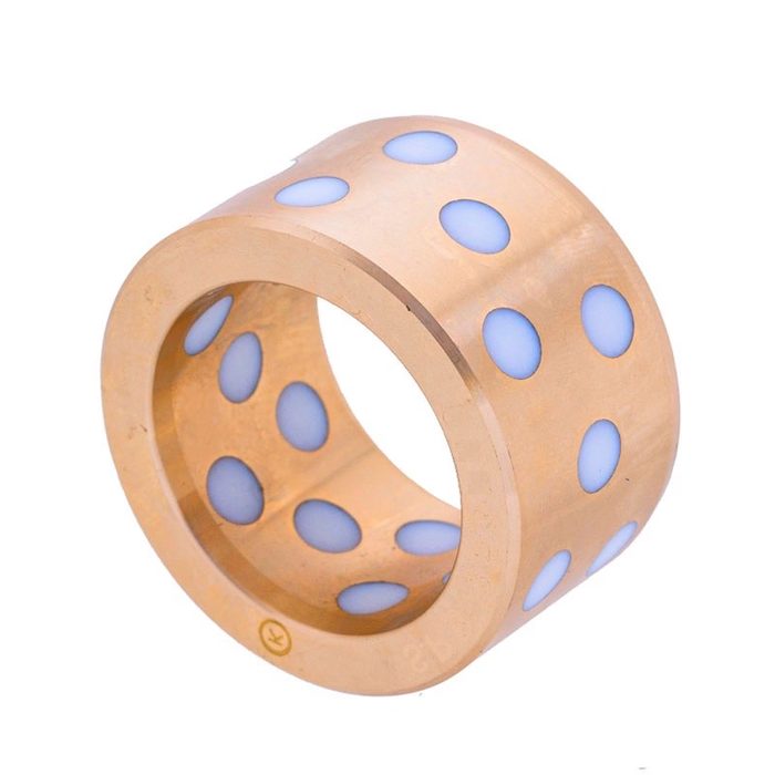 Jdb CNC Bronze Sleeve Bearings Bushing with Solid Lubricant