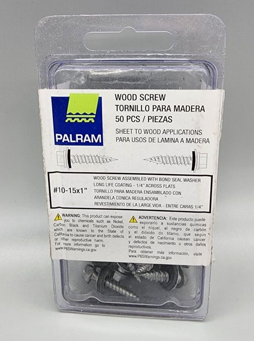 Wood Screws #10-15x1"