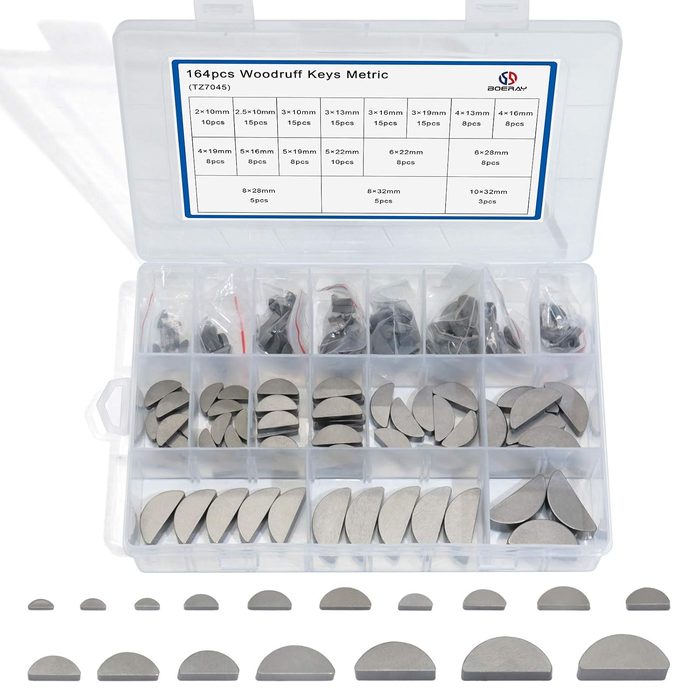 Woodruff Key Set