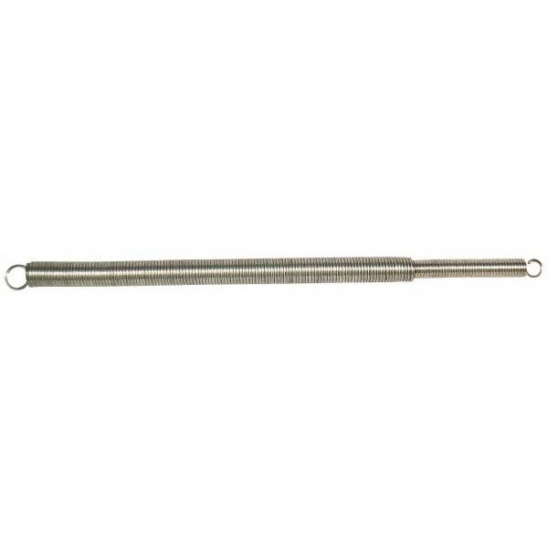 Extension Spring: 1/8" OD, 2.52 lb Max Load, 2.07" Extended Length, 0.02" Wire Dia