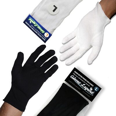 Black Cotton Gloves