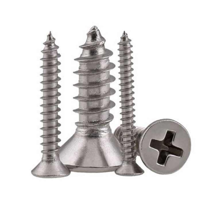 M2 Flat Head Self Tapping Wood Screws