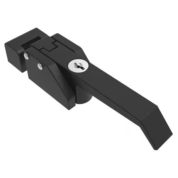 Compression Latch, Lever Type, Key Locking, M5x0.8 tapped