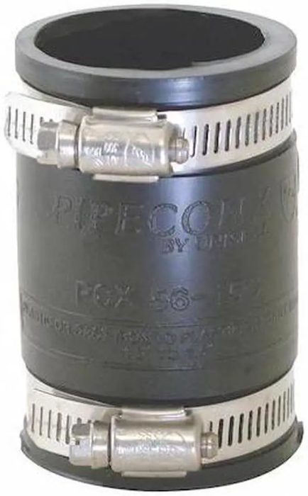 Flexible Coupling, Pipe Size 1-1/2x1-1/2"