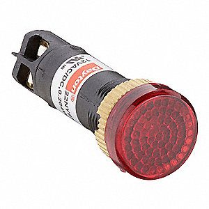 Raised LED Indicator Light