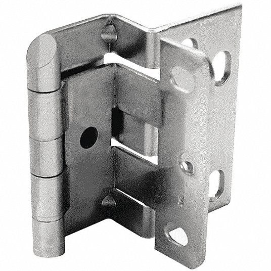 Concealed Hinge, 2 3/4 in Leaf Ht, 3 in Leaf Wd