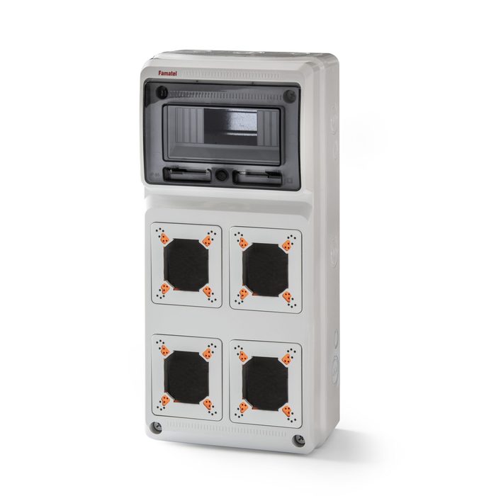 IP65 DIN Rail 8 Module Enclosure