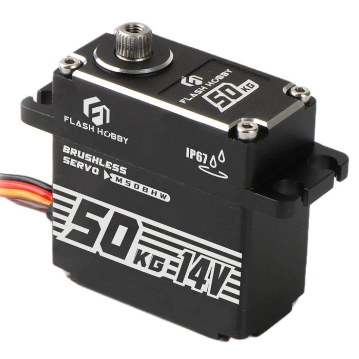 50kg 14V Waterproof IP67 Digital Brushless Servo Motor
