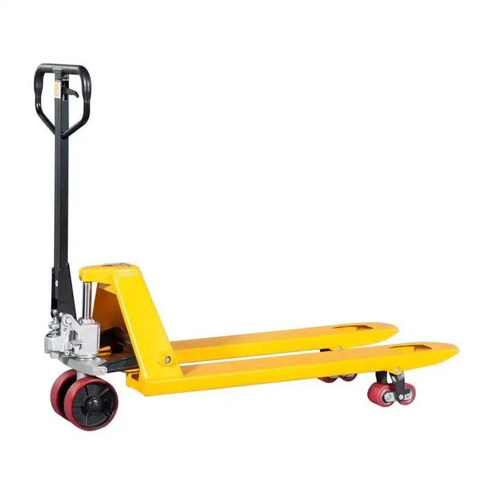 All-Terrain Pallet Jack with Pneumatic Tires for Outdoor Use