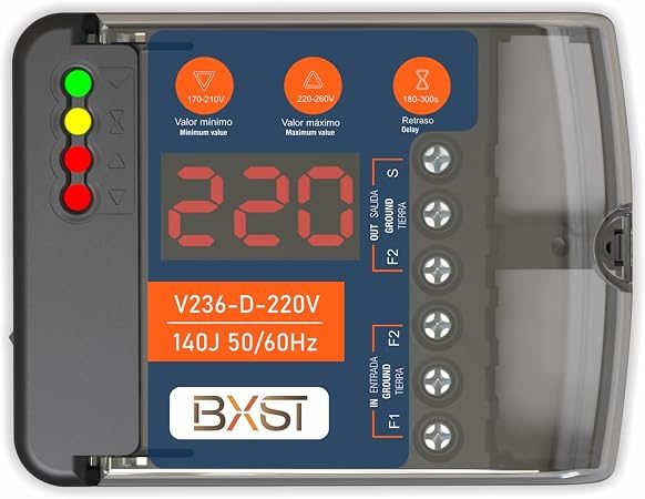 Heavy Duty Wiring Surge Protector with LED Display