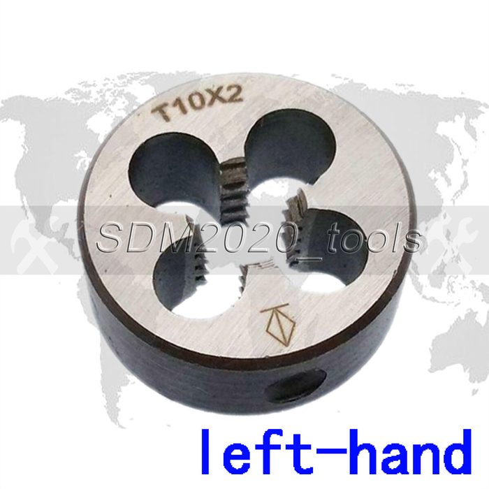 Trapezoidal Thread Nut, Left-Hand Thread, Single Start, TR 10x2