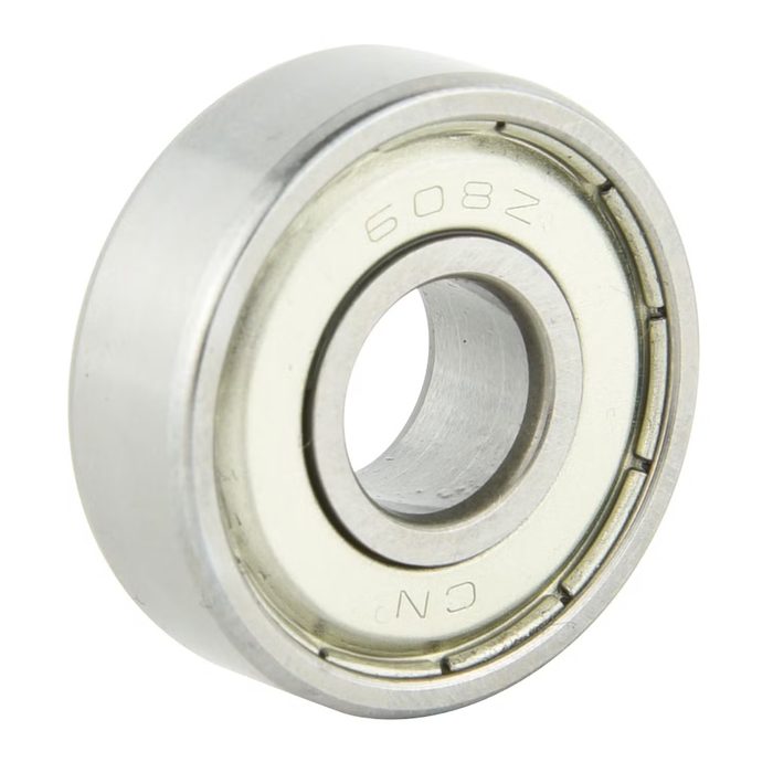 608 ZZ Ball Bearings, 608ZZ Metal Double Shielded Miniature Deep Groove Skateboard Ball Bearings (8mm x 22mm x 7mm)