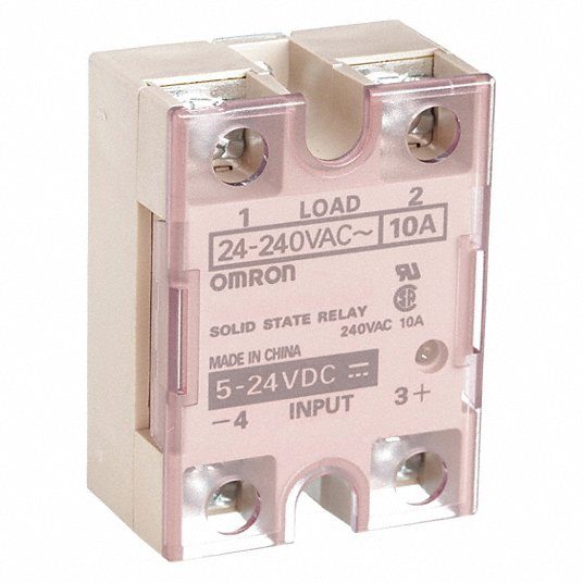 Solid State Relay, 10 AMP, 5-24VDC INPUT