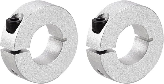Single Split Aluminum Clamping Collar Shaft Collars with Set Screw