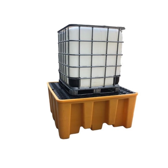 Single Drum IBC Spill Containment Pallet