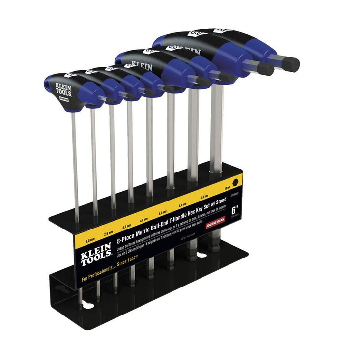 10 Piece T-Handle Cushion Grip Hex Key Set