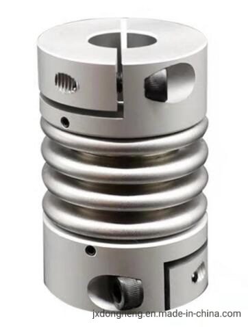 Metal Bellows Clamp Type Spring Flexible Shaft Coupling Type M