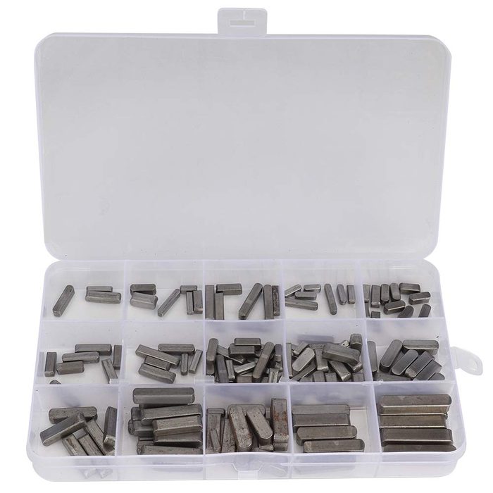 Parallel Drive Key Stock Assortment 5mm x 35 mm Square Key Stock